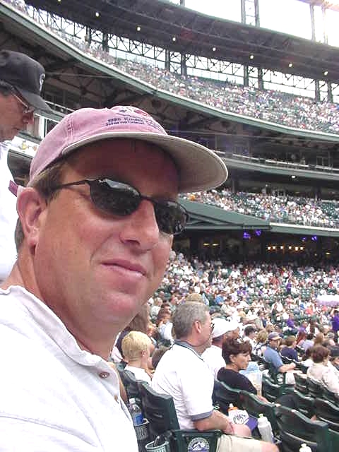 jethro smiles at the game!